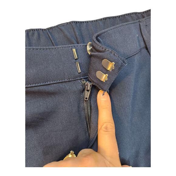 Studio by Torrid plus sz 20R NWT navy pants pockets wide leg high rise peacoat - Picture 6 of 14